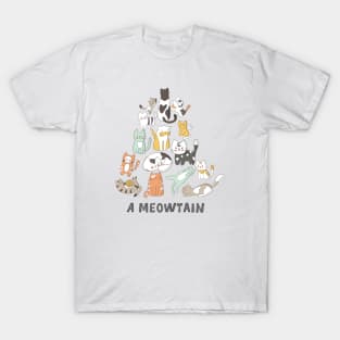 A Meowtain Funny Cats T-Shirt